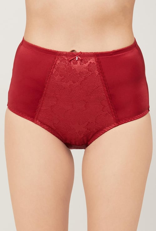 TRIUMPH Women Lace Detailed High-Rise Panties