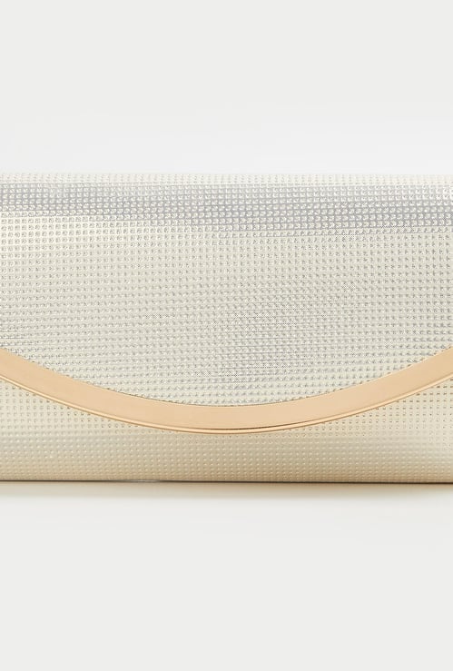 CODE Women Textured Clutch