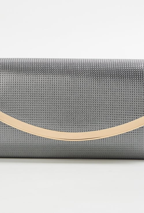 CODE Women Textured Clutch
