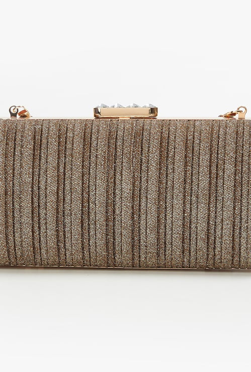 CODE Women Textured Clutch