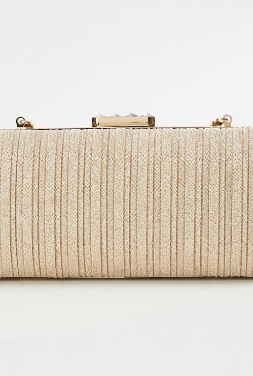 CODE Women Textured Clutch