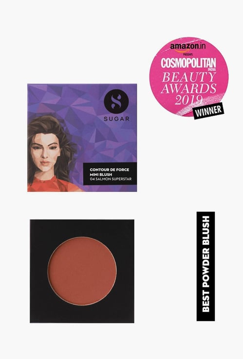 SUGAR Contour De Force Mini Blush - 04 Salmon Superstar