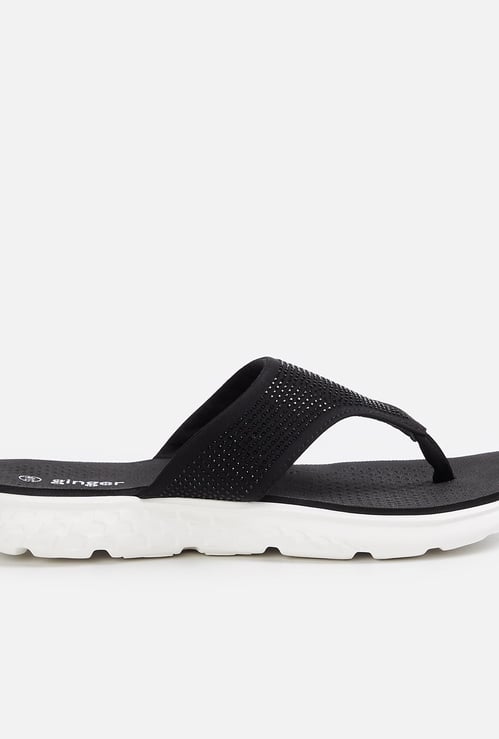 GINGER Women V-strap Flatform Slippers