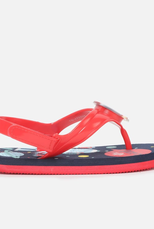 FAME FOREVER Boys Printed V-strap Slippers