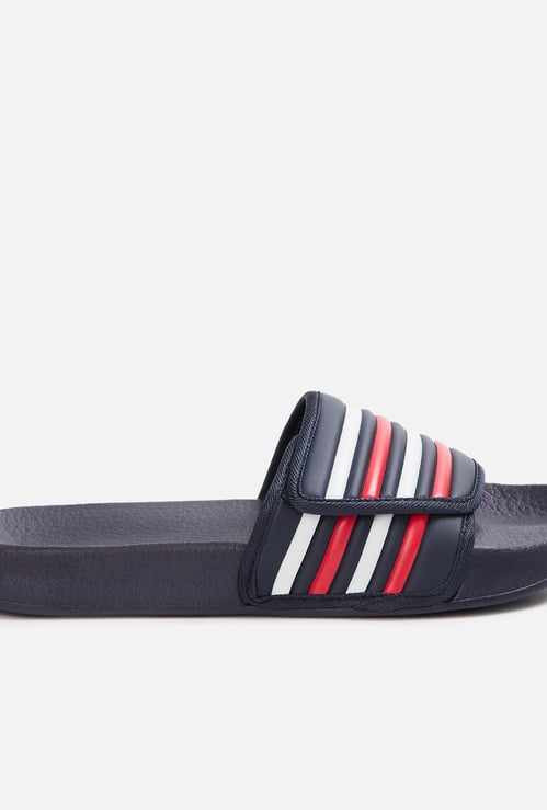 FAME FOREVER Boys Striped Sliders