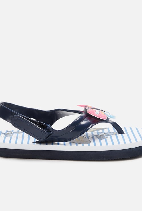 FAME FOREVER Girls Printed V-strap Slippers