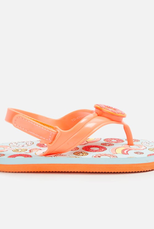 FAME FOREVER Girls Printed V-strap Slippers