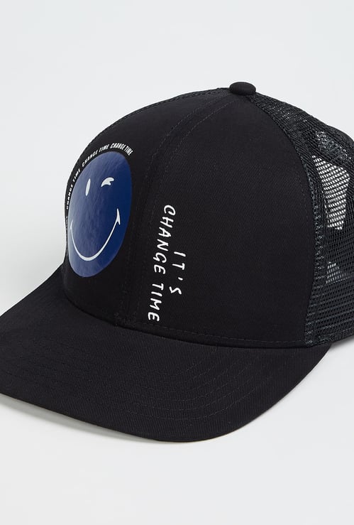 SMILEYWORLD Men Printed Cap