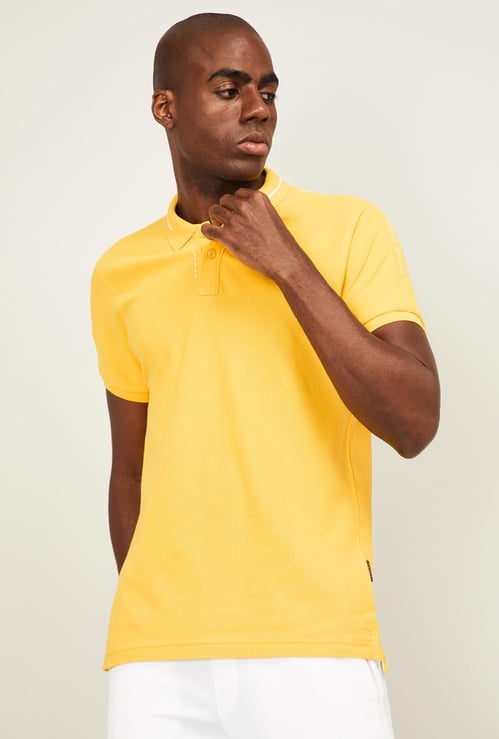 KAPPA Men Solid Regular Fit Polo T-shirt