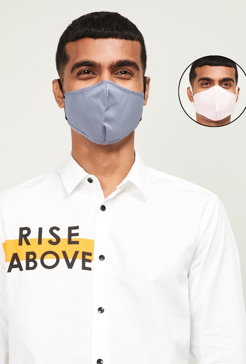 CODE Men Heiq Viroblock Anti-Viral Face Mask - Set of 2