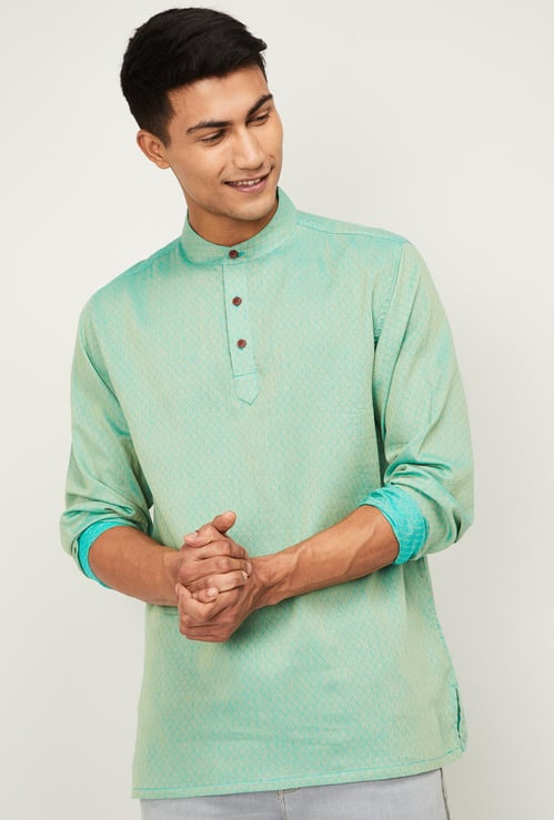MELANGE Men Printed Full Sleeves Kurta