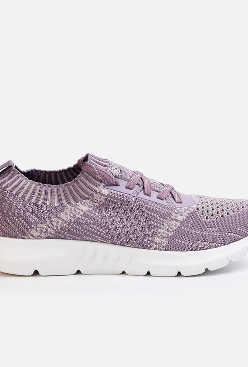 GINGER Women Textured Lace-Up Shoes
