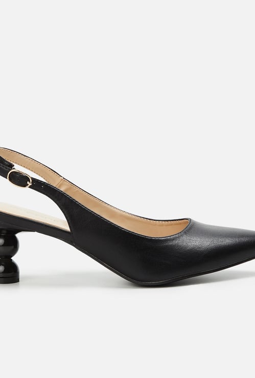 CODE Women Solid Pointed Heels