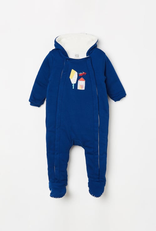 FS MINI KLUB Girls Applique Detail Sleepsuit