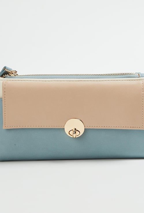 GINGER Women Colorblocked Wallet