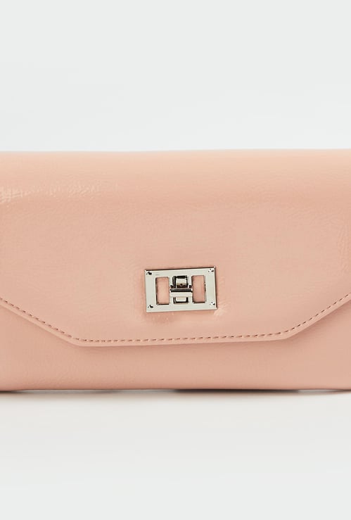 GINGER Women Solid Wallet with Detachable Strap