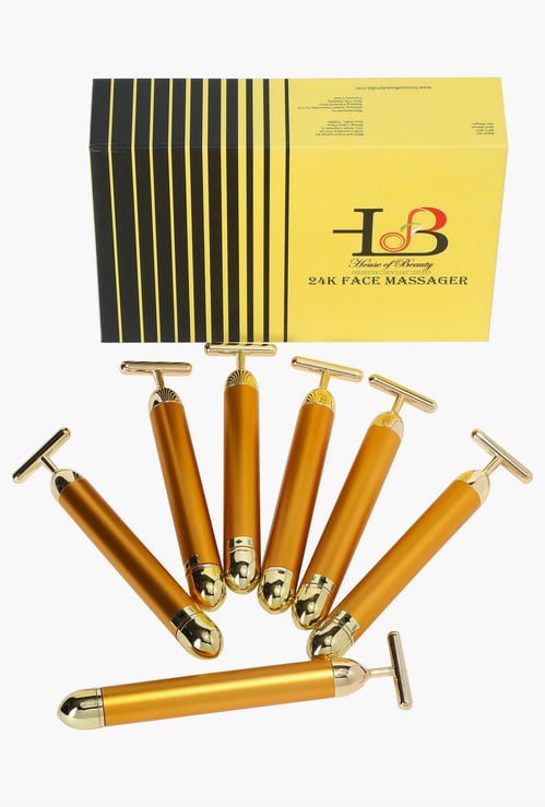 HOUSE OF BEAUTY 24k Face Massager with Oil