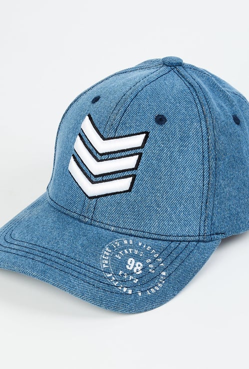 STATUS QUO Men Applique Detailed Cap