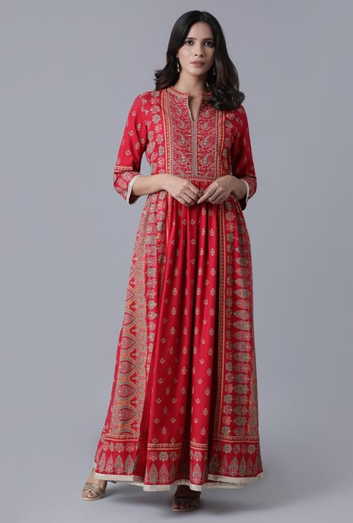 W Women Printed Maxi Dress