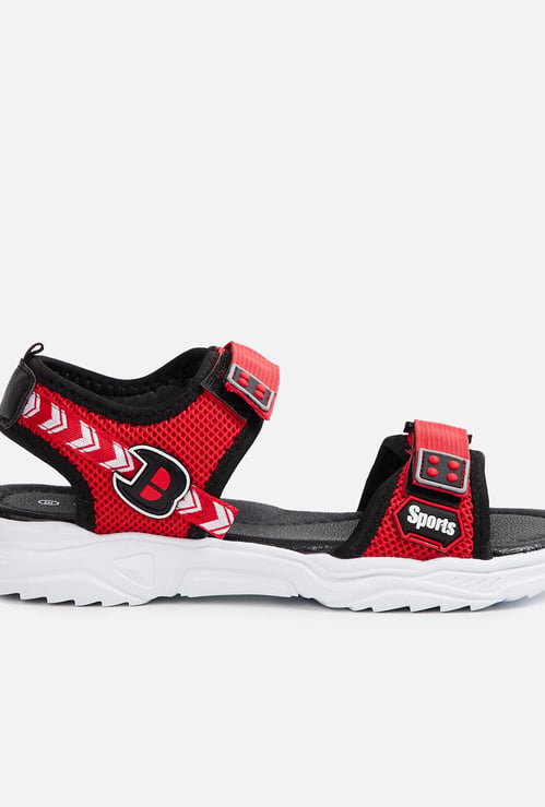 FAME FOREVER Boys Solid Veclro-Strap Casual Sandals