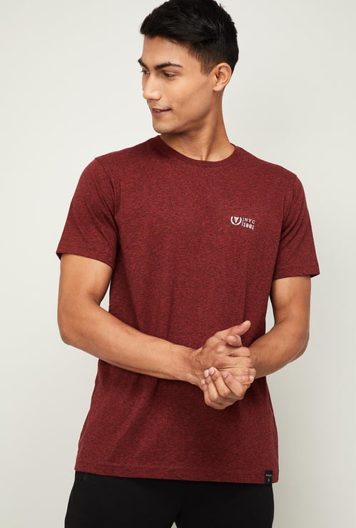 VAN HEUSEN Men Solid Crew Neck Lounge T-shirt