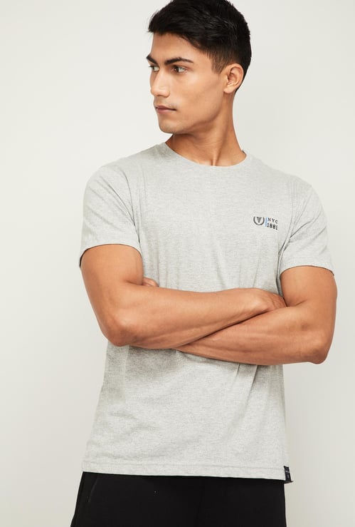 VAN HEUSEN Men Solid Crew Neck Lounge T-shirt