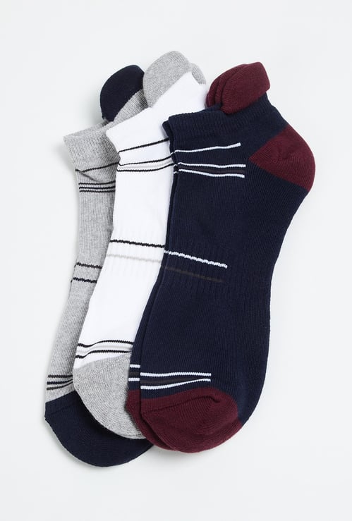FORCA Men Striped Socks- Pack of 3