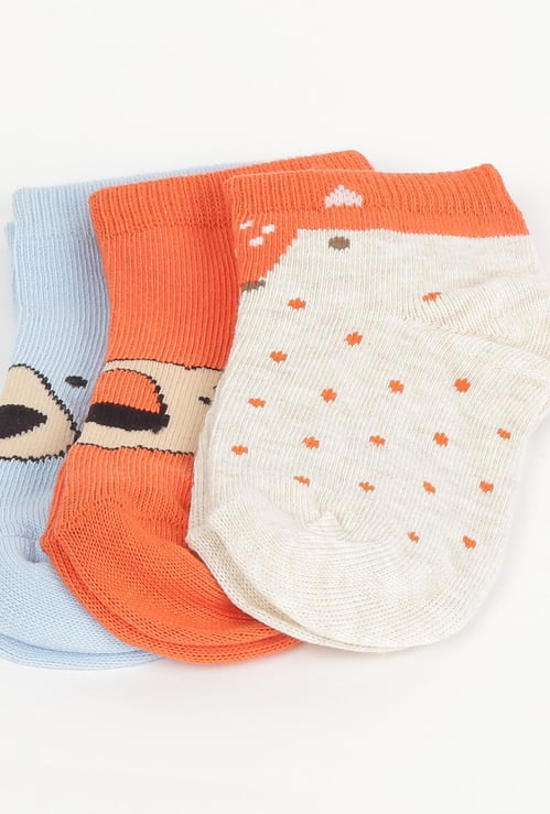 FAME FOREVER Boys Patterned Socks - Pair of 3