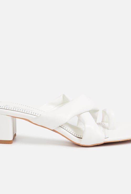 GINGER Women Solid Block Heels