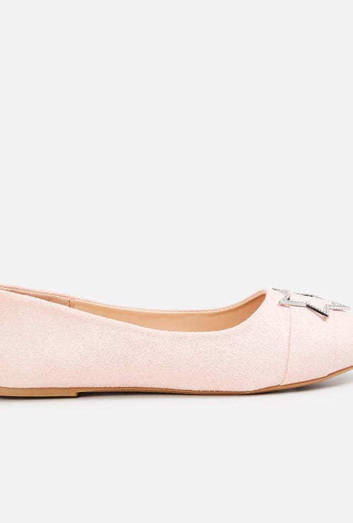 FAME FOREVER Girls Embellished Ballerinas