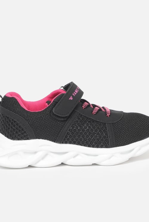 FAME FOREVER Girls Mesh Lace-Up Casual Shoes