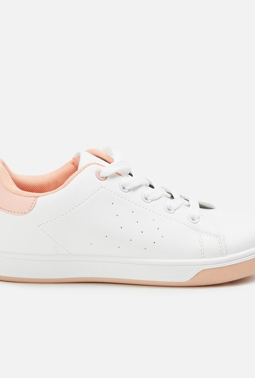 FAME FOREVER Girls Solid Lace-Up Shoes