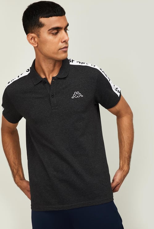 KAPPA Men Solid Regular Fit Polo T-shirt