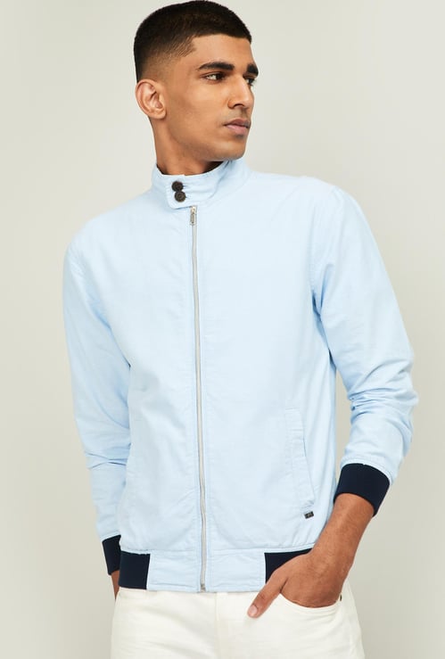 FAME FOREVER Men Solid Bomber Jacket