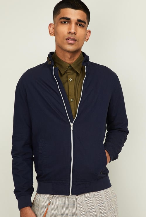 FAME FOREVER Men Solid Bomber Jacket