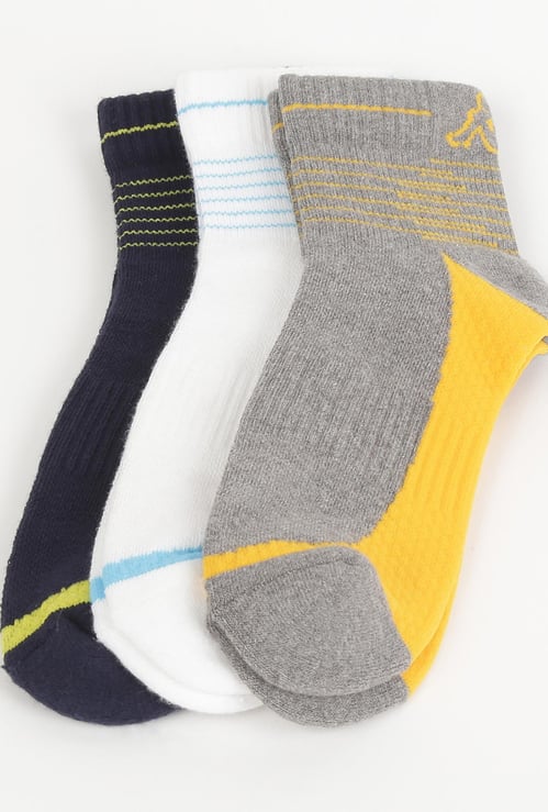 KAPPA Men Colorblocked Socks - Pack of 3
