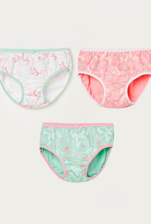 FAME FOREVER Girls Printed Hipster Panties - Pack of 3