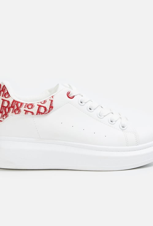 GINGER Women Printed Lace-Up Shoes