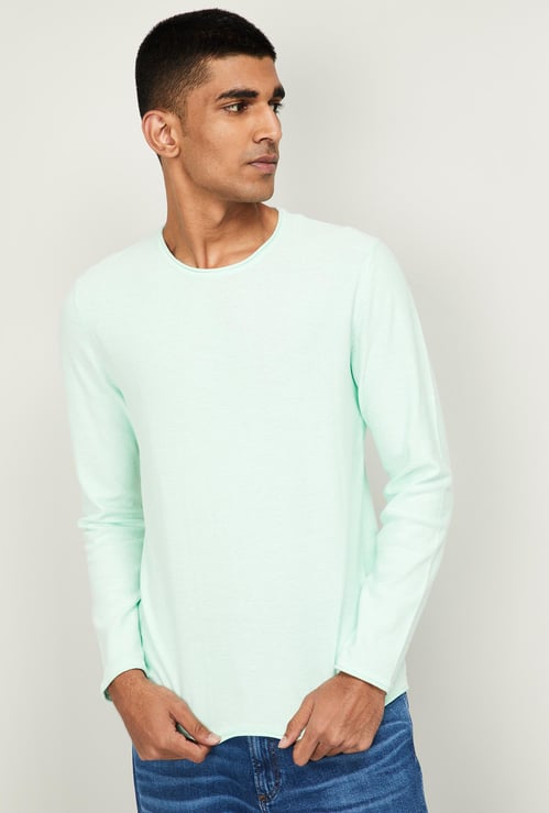 JACK & JONES Men Solid Crew Neck Sweater