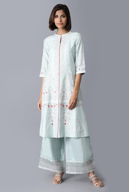 W Women Printed Straight Kurta
