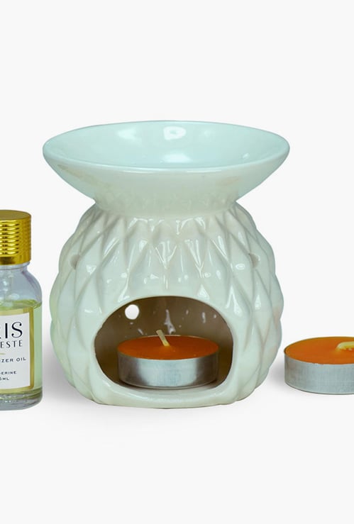 IRIS Celeste Textured Ceramic Burner Set