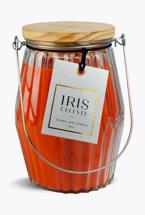 IRIS Celeste Jar Candle with Wooden Lid