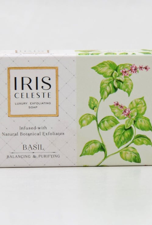 IRIS Celeste Luxury Exfoliating Soap - Basil