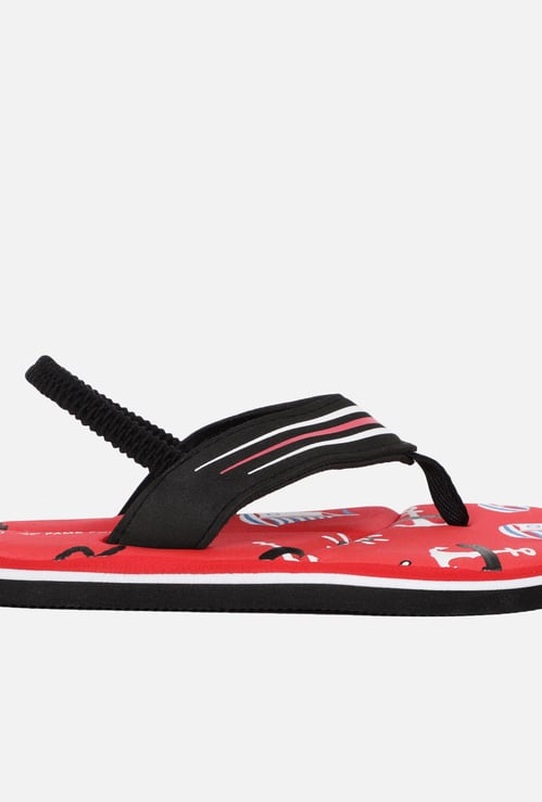 FAME FOREVER Boys Printed V-Strap Flip Flops