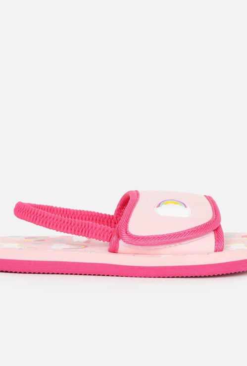 FAME FOREVER Girls Printed Flip Flops