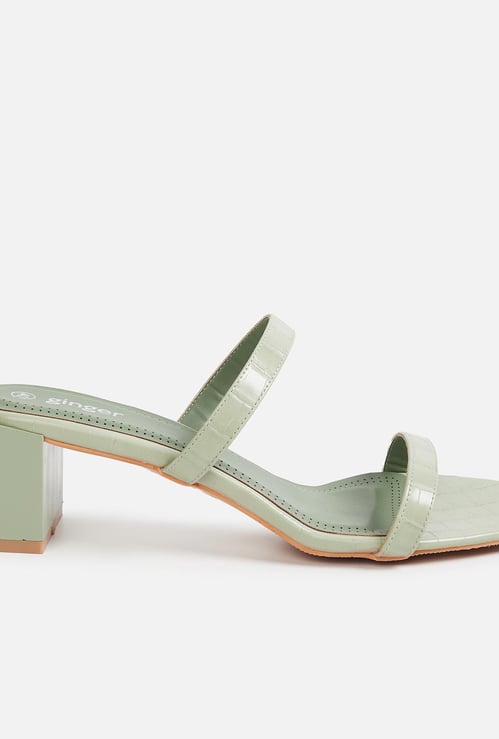 GINGER Women Solid Block Heels