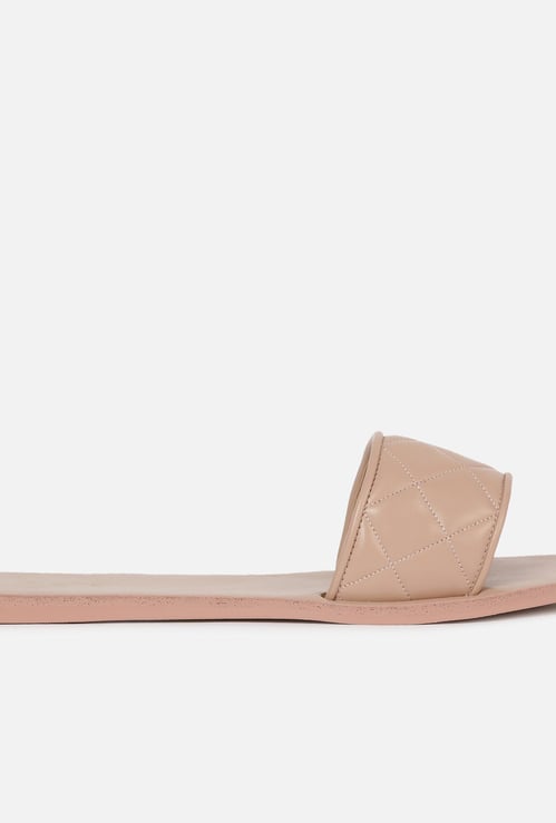 GINGER Women Quilted Sliders