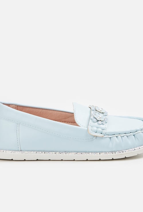 FAME FOREVER Girls Embellished Loafers