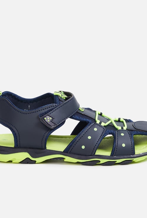 FAME FOREVER Boys Solid Veclro-Strap Casual Sandals