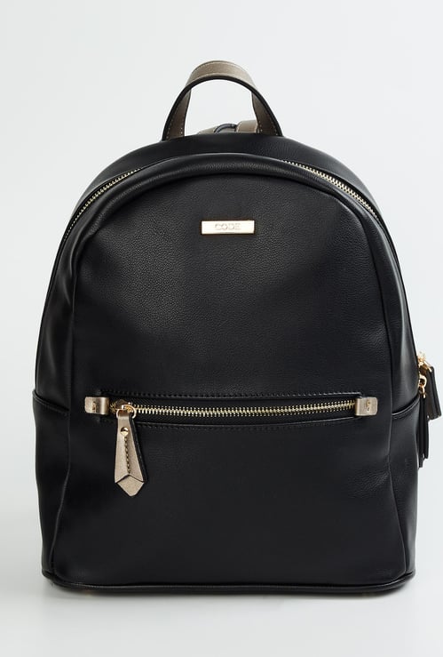 CODE Women Solid Backpack
